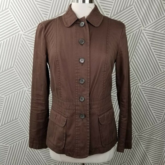 Lands End Canvas Jacket Size 8 Blazer 